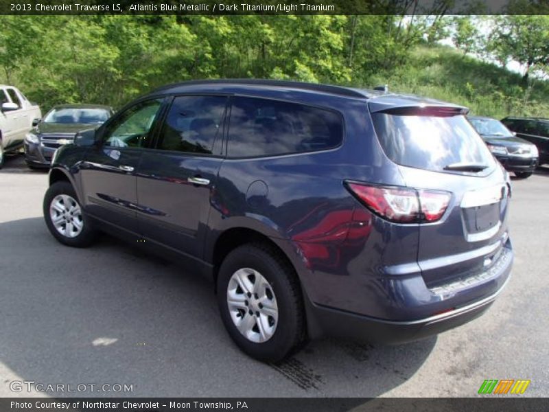 Atlantis Blue Metallic / Dark Titanium/Light Titanium 2013 Chevrolet Traverse LS
