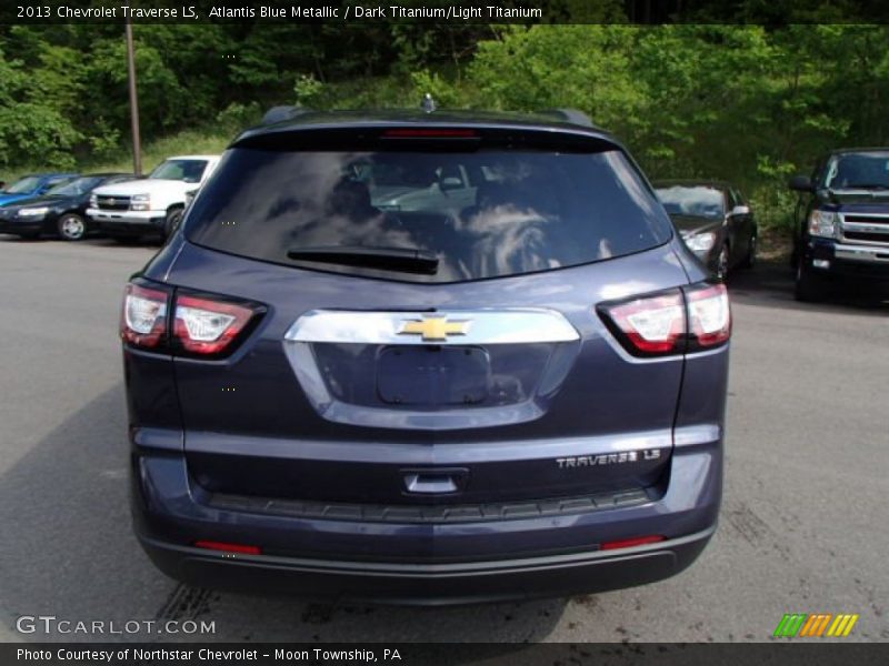 Atlantis Blue Metallic / Dark Titanium/Light Titanium 2013 Chevrolet Traverse LS