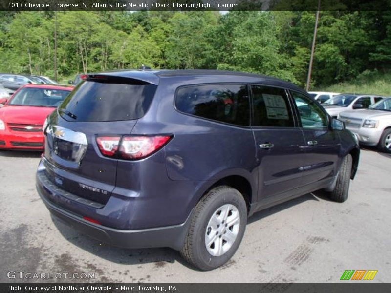 Atlantis Blue Metallic / Dark Titanium/Light Titanium 2013 Chevrolet Traverse LS