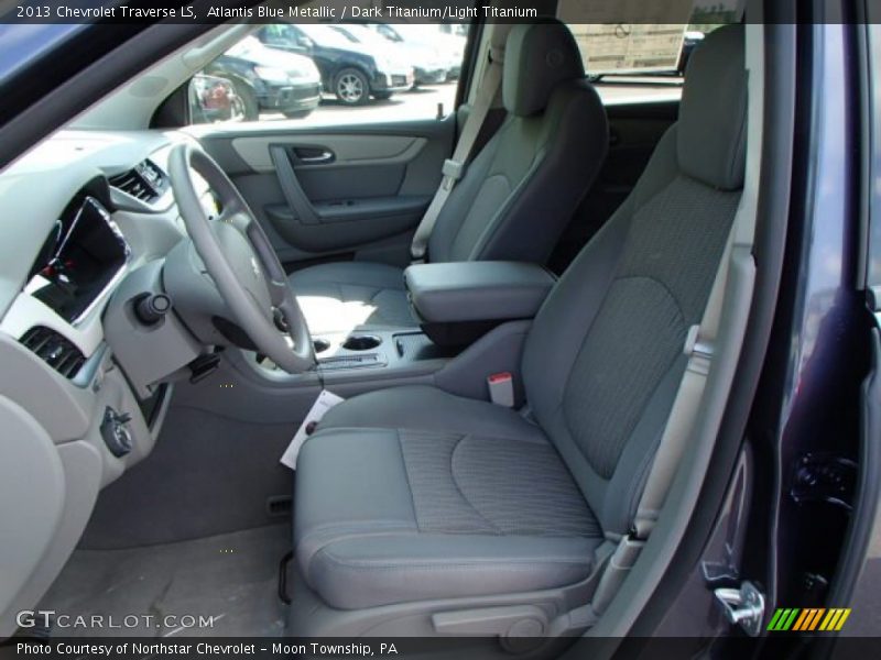 Atlantis Blue Metallic / Dark Titanium/Light Titanium 2013 Chevrolet Traverse LS