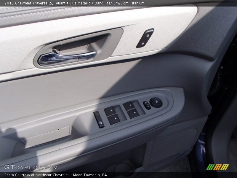 Atlantis Blue Metallic / Dark Titanium/Light Titanium 2013 Chevrolet Traverse LS