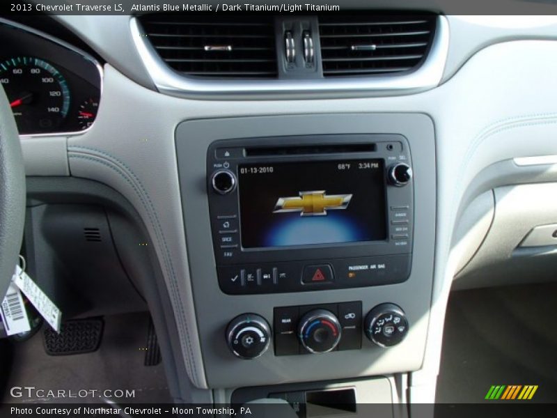 Atlantis Blue Metallic / Dark Titanium/Light Titanium 2013 Chevrolet Traverse LS