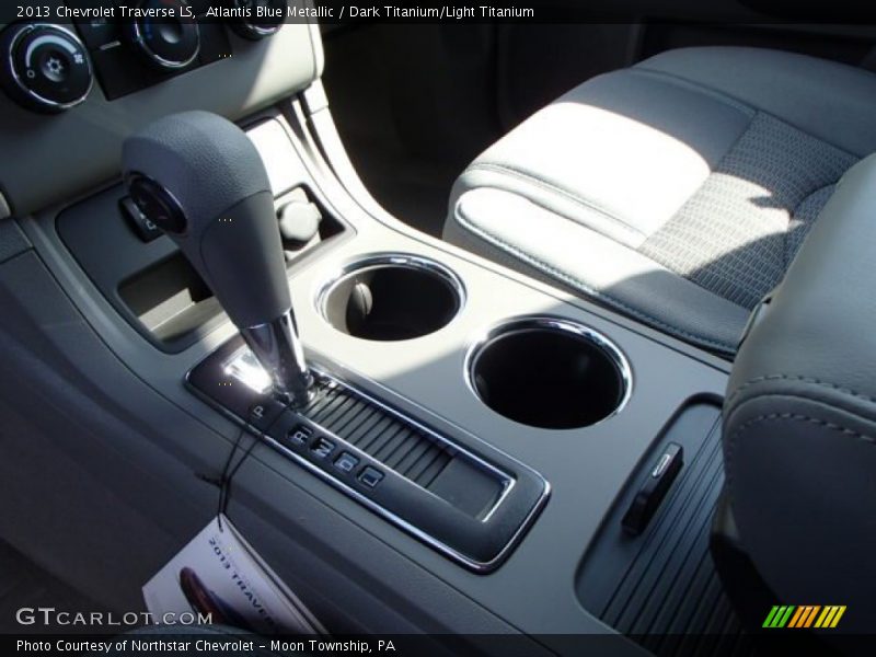 Atlantis Blue Metallic / Dark Titanium/Light Titanium 2013 Chevrolet Traverse LS