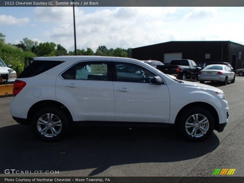 Summit White / Jet Black 2013 Chevrolet Equinox LS