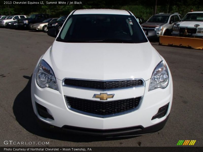 Summit White / Jet Black 2013 Chevrolet Equinox LS