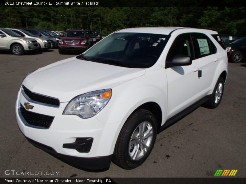 Summit White / Jet Black 2013 Chevrolet Equinox LS