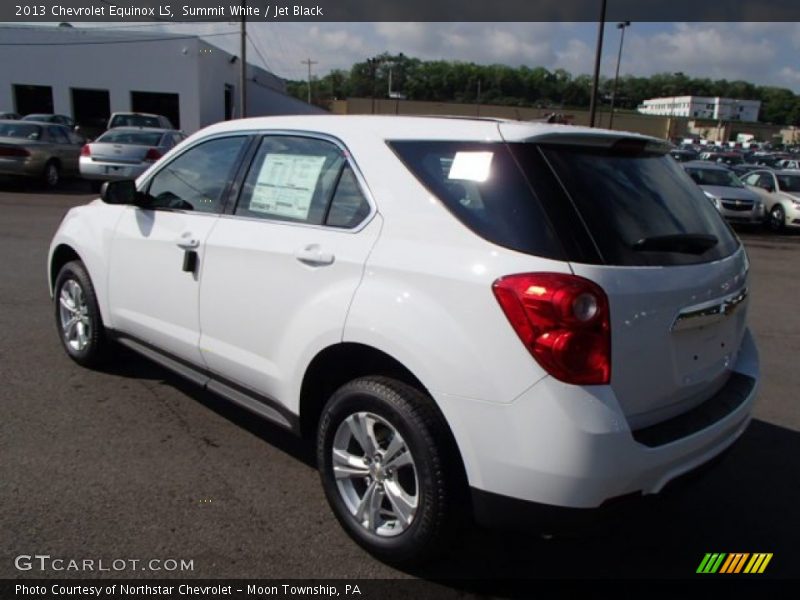 Summit White / Jet Black 2013 Chevrolet Equinox LS