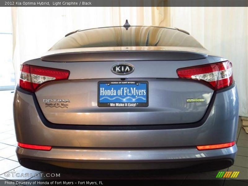 Light Graphite / Black 2012 Kia Optima Hybrid