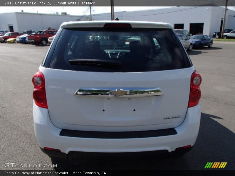 Summit White / Jet Black 2013 Chevrolet Equinox LS