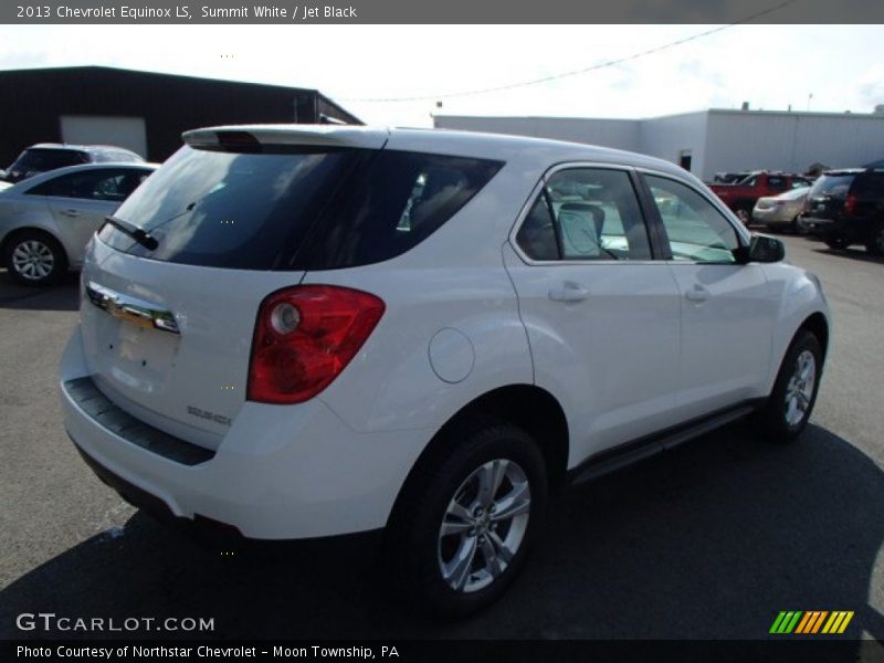 Summit White / Jet Black 2013 Chevrolet Equinox LS