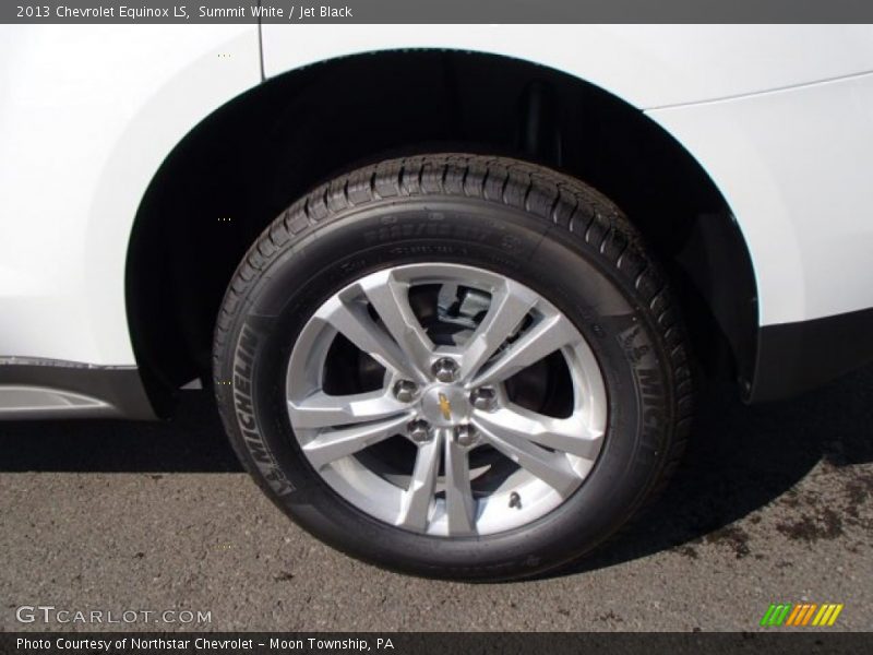 Summit White / Jet Black 2013 Chevrolet Equinox LS