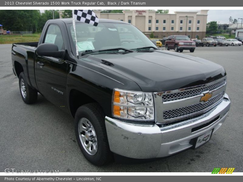 Black / Dark Titanium 2013 Chevrolet Silverado 1500 Work Truck Regular Cab