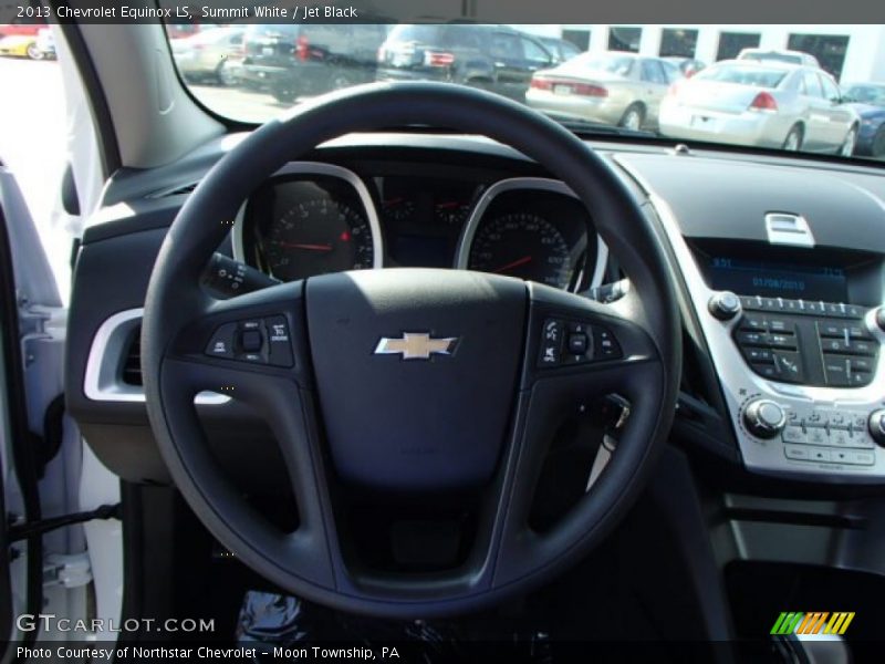 Summit White / Jet Black 2013 Chevrolet Equinox LS