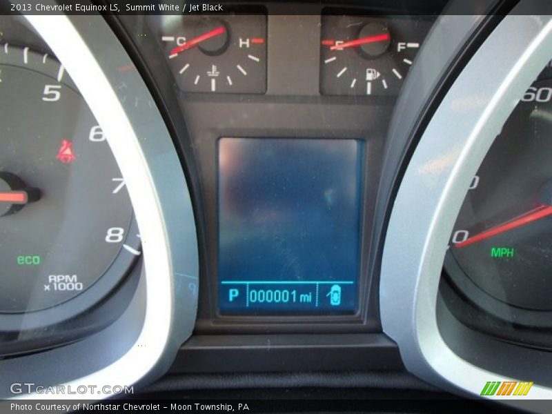 Summit White / Jet Black 2013 Chevrolet Equinox LS