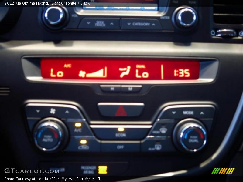 Light Graphite / Black 2012 Kia Optima Hybrid