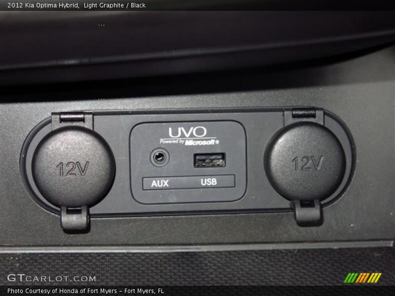 Light Graphite / Black 2012 Kia Optima Hybrid