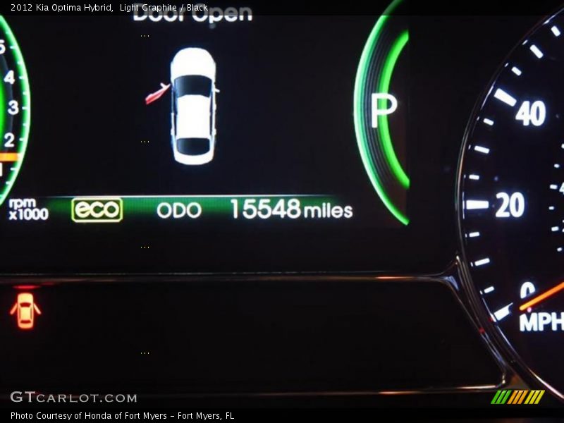 Light Graphite / Black 2012 Kia Optima Hybrid