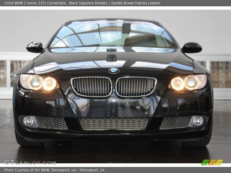 Black Sapphire Metallic / Saddle Brown Dakota Leather 2009 BMW 3 Series 335i Convertible