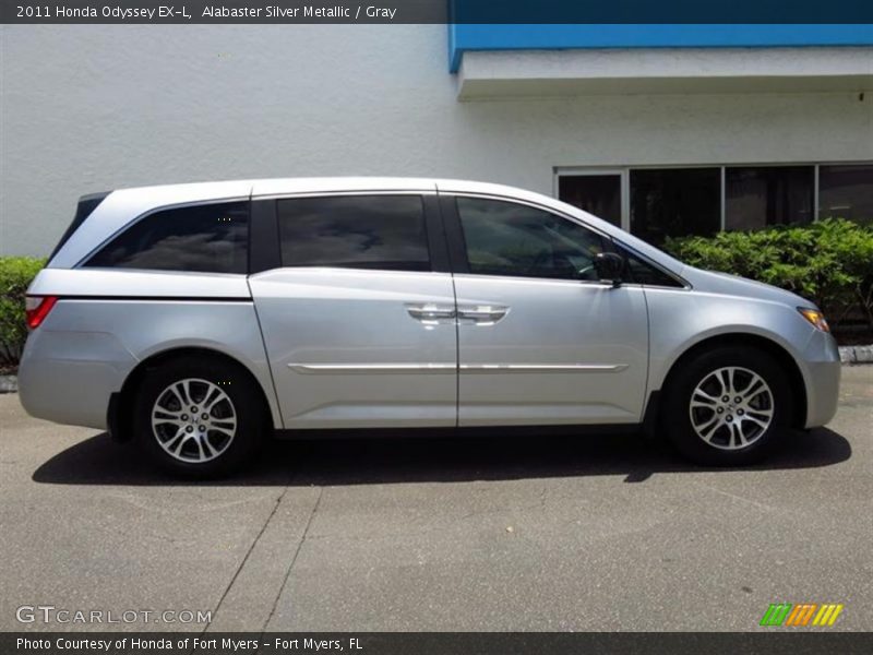Alabaster Silver Metallic / Gray 2011 Honda Odyssey EX-L
