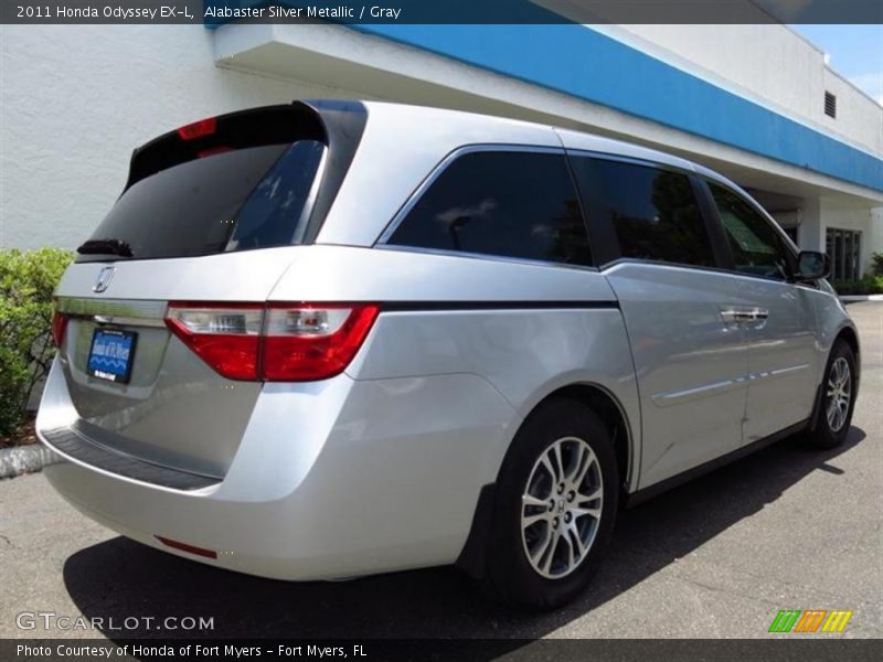 Alabaster Silver Metallic / Gray 2011 Honda Odyssey EX-L