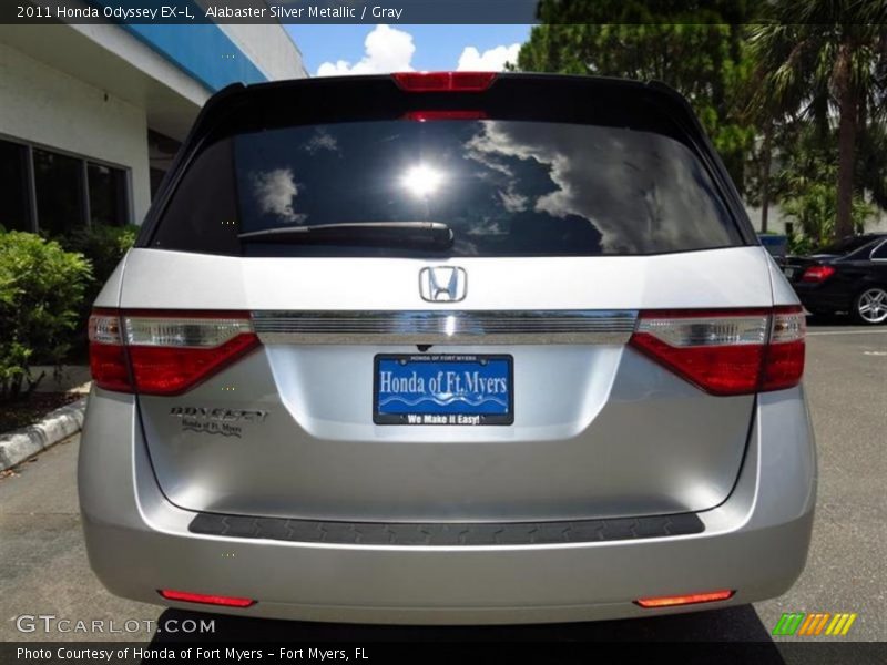 Alabaster Silver Metallic / Gray 2011 Honda Odyssey EX-L