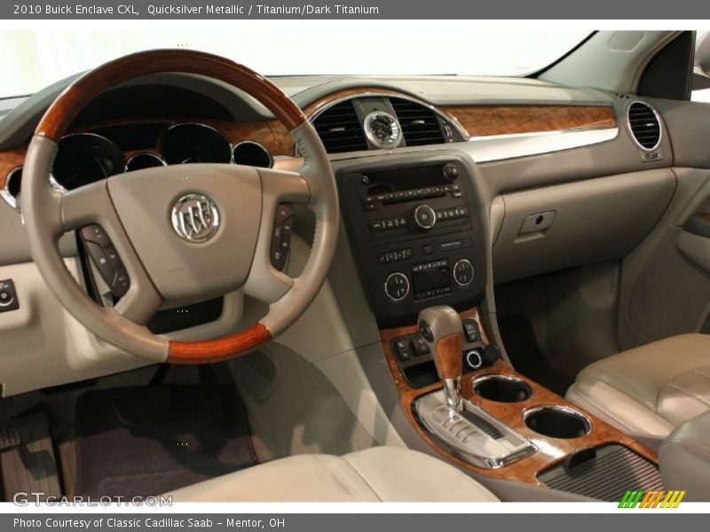Quicksilver Metallic / Titanium/Dark Titanium 2010 Buick Enclave CXL