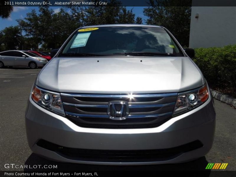 Alabaster Silver Metallic / Gray 2011 Honda Odyssey EX-L