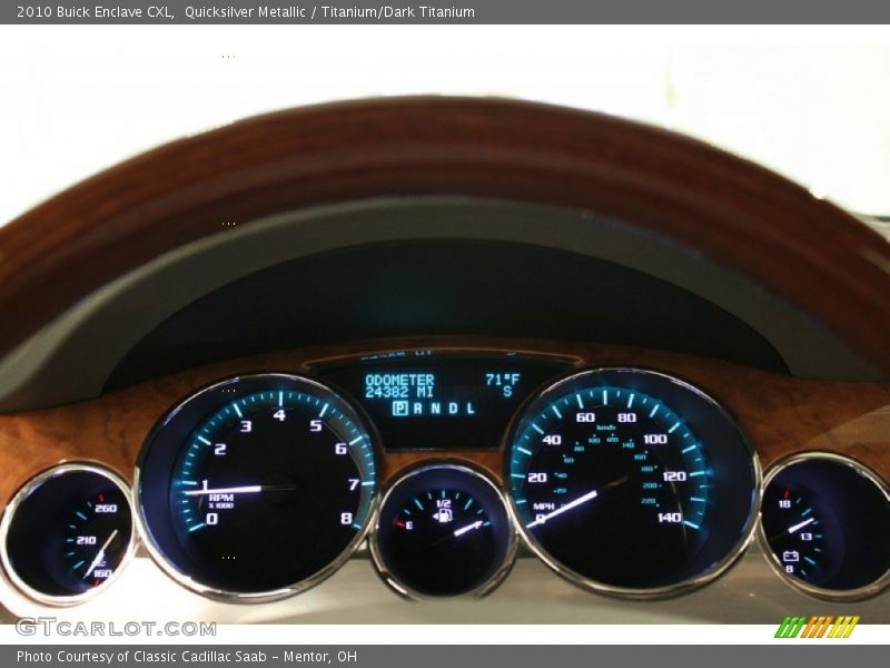 Quicksilver Metallic / Titanium/Dark Titanium 2010 Buick Enclave CXL