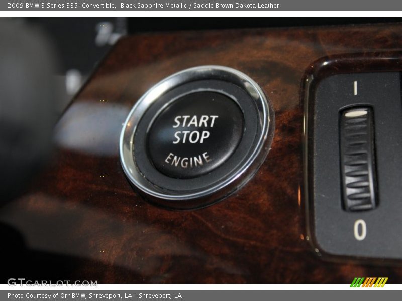 Black Sapphire Metallic / Saddle Brown Dakota Leather 2009 BMW 3 Series 335i Convertible