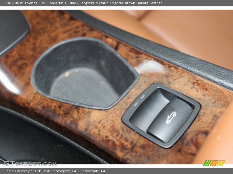 Black Sapphire Metallic / Saddle Brown Dakota Leather 2009 BMW 3 Series 335i Convertible