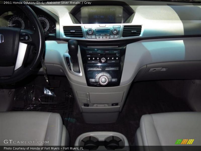 Alabaster Silver Metallic / Gray 2011 Honda Odyssey EX-L