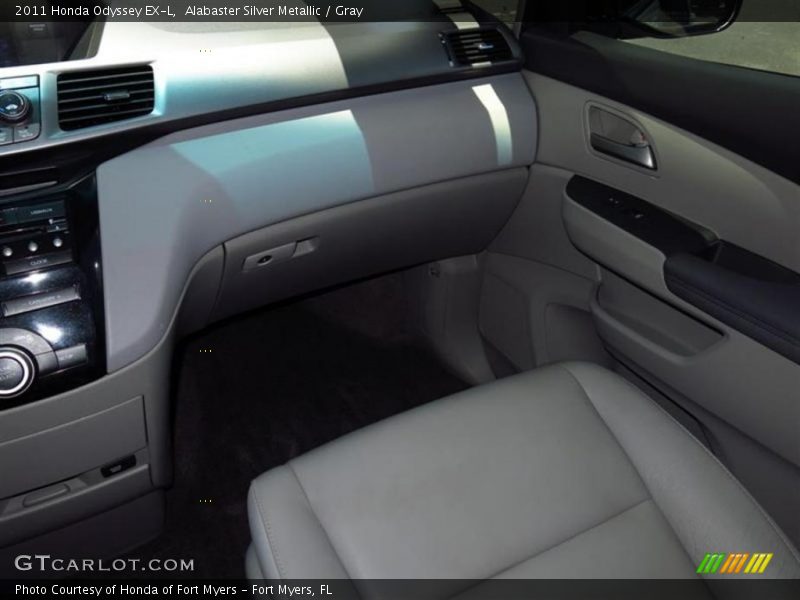 Alabaster Silver Metallic / Gray 2011 Honda Odyssey EX-L