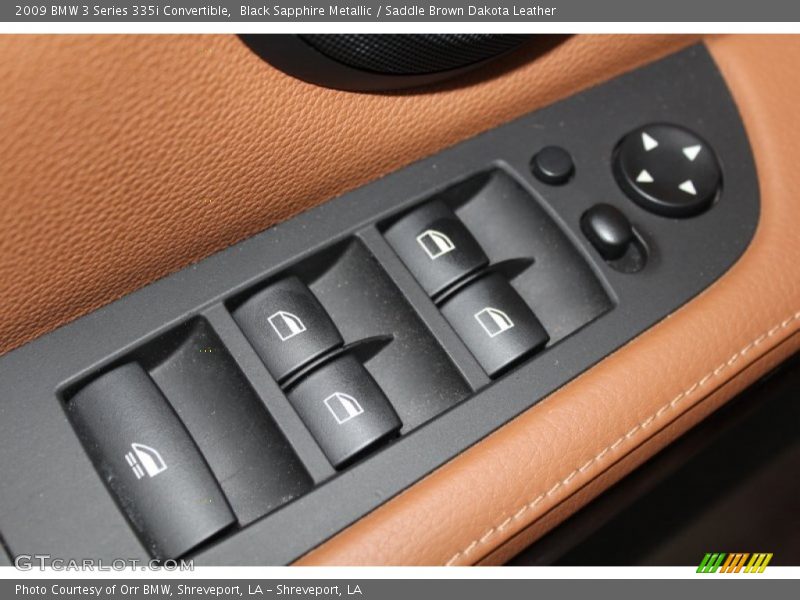Black Sapphire Metallic / Saddle Brown Dakota Leather 2009 BMW 3 Series 335i Convertible