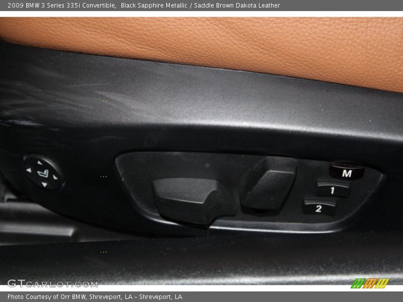 Black Sapphire Metallic / Saddle Brown Dakota Leather 2009 BMW 3 Series 335i Convertible