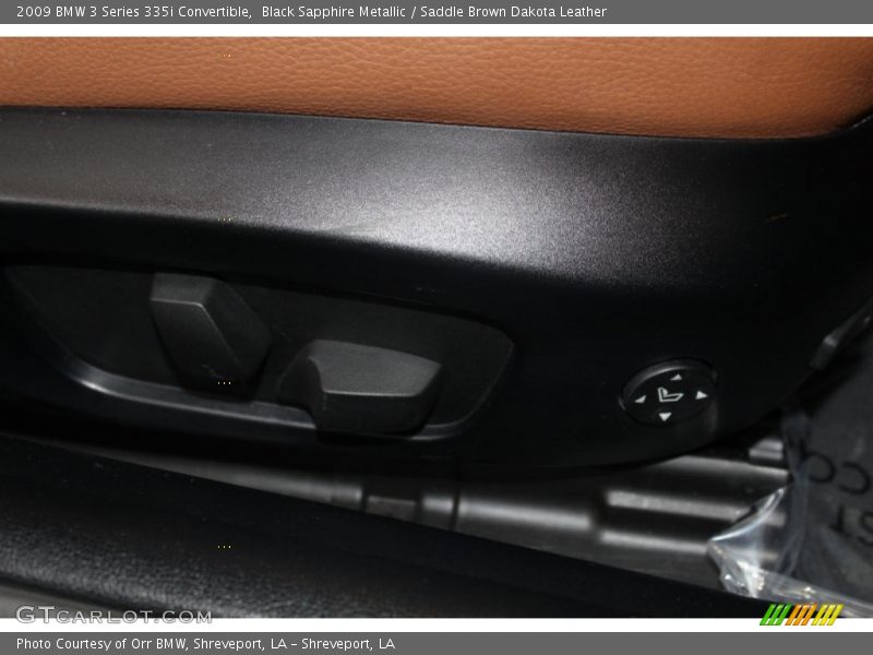 Black Sapphire Metallic / Saddle Brown Dakota Leather 2009 BMW 3 Series 335i Convertible