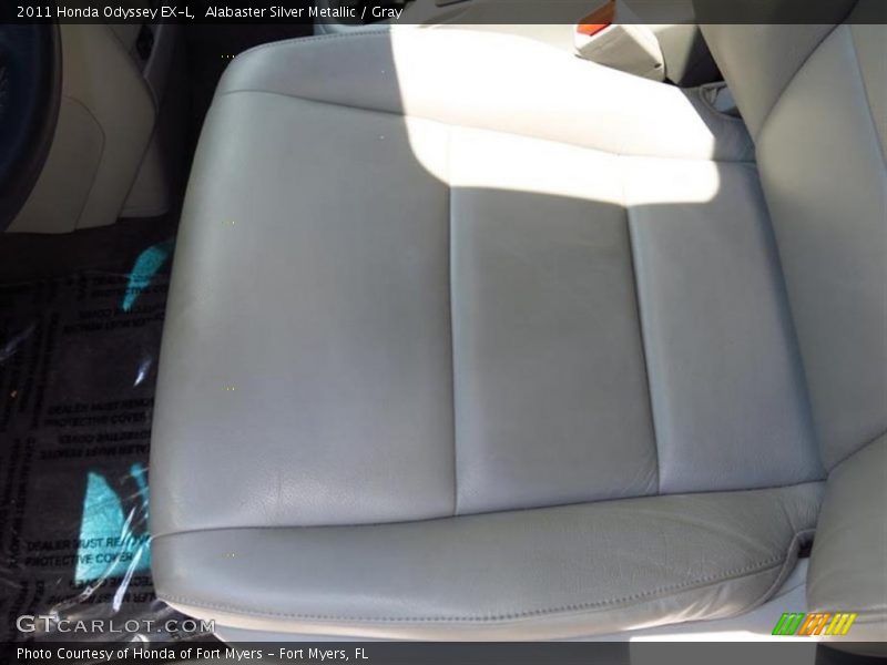 Alabaster Silver Metallic / Gray 2011 Honda Odyssey EX-L
