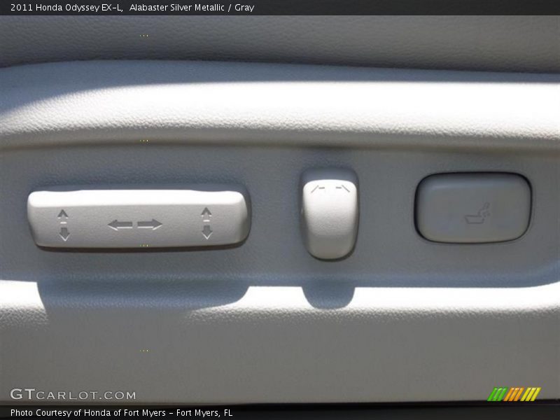 Alabaster Silver Metallic / Gray 2011 Honda Odyssey EX-L