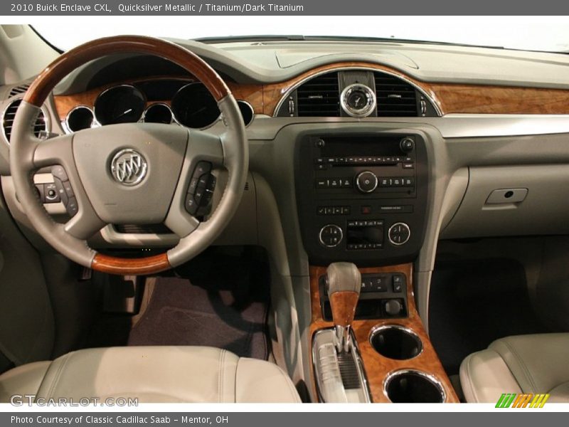 Quicksilver Metallic / Titanium/Dark Titanium 2010 Buick Enclave CXL