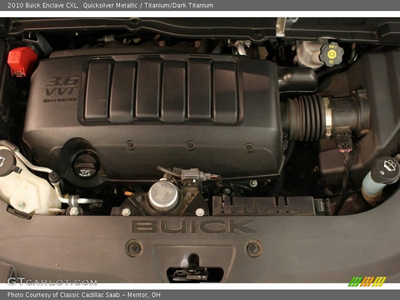 Quicksilver Metallic / Titanium/Dark Titanium 2010 Buick Enclave CXL