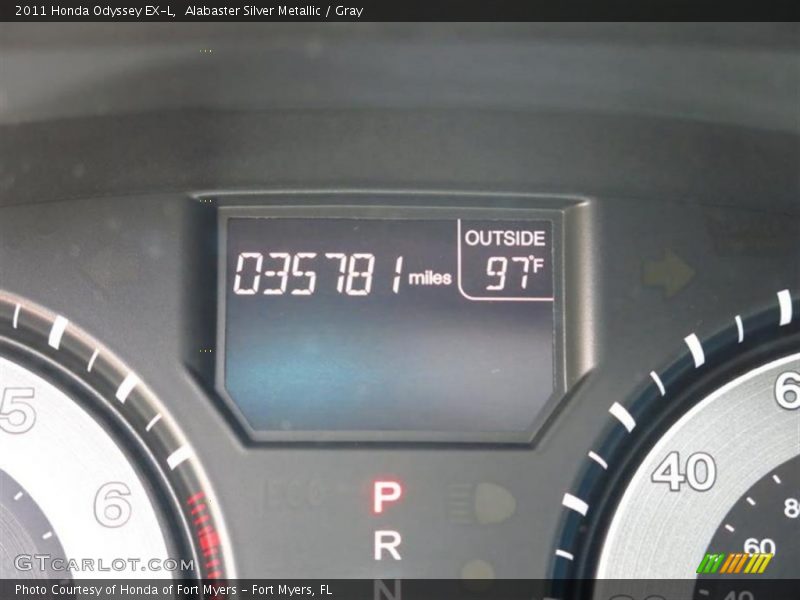 Alabaster Silver Metallic / Gray 2011 Honda Odyssey EX-L