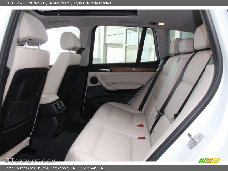 Alpine White / Oyster Nevada Leather 2011 BMW X3 xDrive 28i