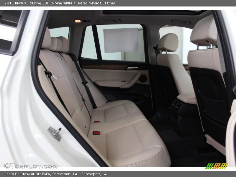 Alpine White / Oyster Nevada Leather 2011 BMW X3 xDrive 28i