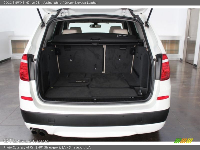Alpine White / Oyster Nevada Leather 2011 BMW X3 xDrive 28i