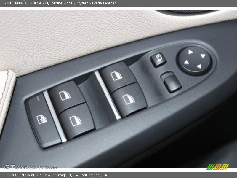 Alpine White / Oyster Nevada Leather 2011 BMW X3 xDrive 28i