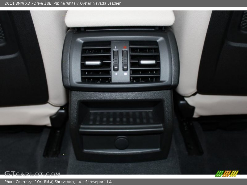 Alpine White / Oyster Nevada Leather 2011 BMW X3 xDrive 28i