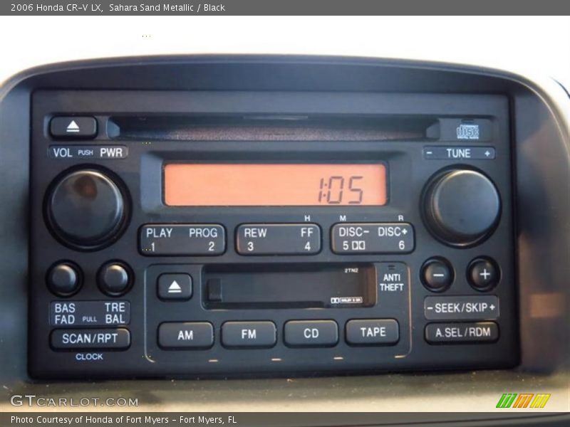 Sahara Sand Metallic / Black 2006 Honda CR-V LX
