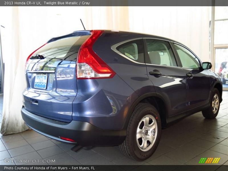 Twilight Blue Metallic / Gray 2013 Honda CR-V LX