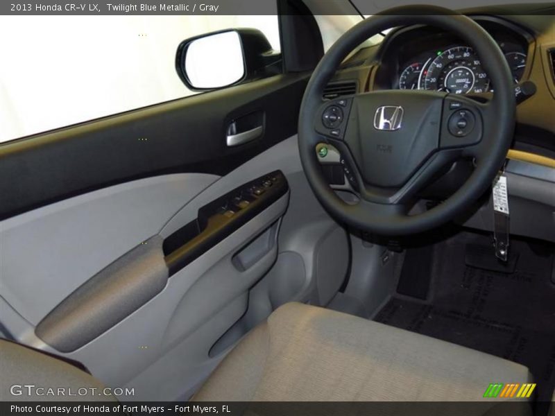 Twilight Blue Metallic / Gray 2013 Honda CR-V LX