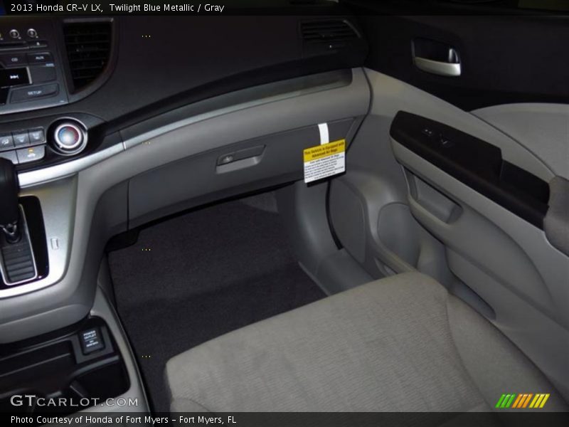 Twilight Blue Metallic / Gray 2013 Honda CR-V LX