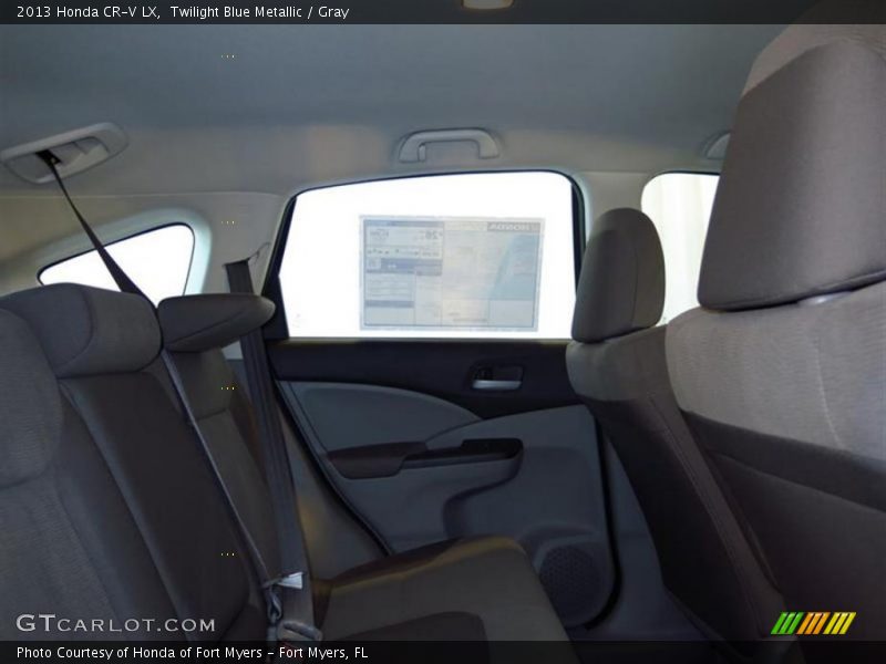 Twilight Blue Metallic / Gray 2013 Honda CR-V LX